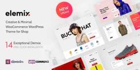 Elemix时尚品牌服装配饰跨境电商WooCommerce主题