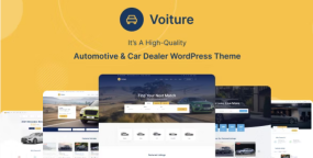 Voiture WordPress主题_汽车经销商网站模板