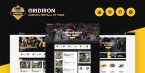 Gridiron(v1.0.13)美式橄榄球和NFL超级碗球队WordPress主题