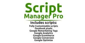 Script Manager Pro(v3.0.1)市场营销平台聚合脚本管理器Prestashop插件