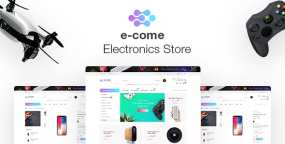 [1.5.8]Ecome智能手机数码产品跨境电商购物网站WooCommerce主题