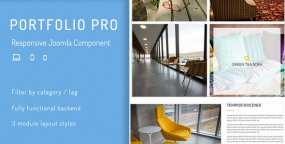 JUX Portfolio Pro响应式图集画廊作品集Joomla插件
