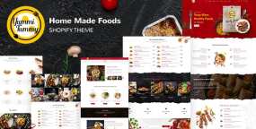 [1.9.23]Yummi餐厅订餐点餐外卖网站Shopify主题[原版未去授权]