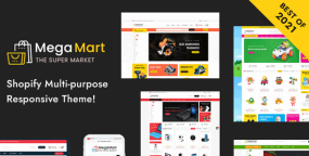 [1.2]MegaMart含15款演示多品类跨境电商平台Shopify主题