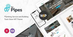 The Pipes管道零配件商店和管道维修服务企业WordPress主题V1.6.0