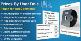 Prices By User Role基于角色定价批发电商WooCommerce插件V5.2.1.1