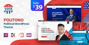 Politono政党竞选政治活动网站WordPress主题V2.4
