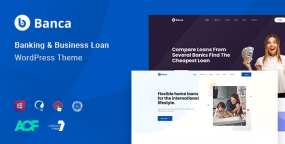 Banca WordPress主题_金融业和商业贷款机构建站模板