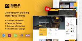 Buildbench(v2.1.5)建筑设计和建筑公司网站WordPress主题