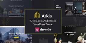 Arkio(v1.0.5)建筑装修和室内设计网站WordPress主题
