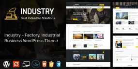 [2.5]Industry工厂工业制造业能源机构网站WordPress主题
