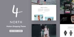 North(v5.7.5)手表&休闲时装跨境电商WooCommerce主题