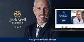 Jack Well选举活动和政治竞选网站WordPress主题