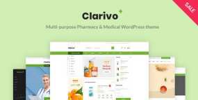 Clarivo医药品医疗器械商店和医疗机构网站WordPress主题