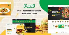 Poco WordPress主题v2.2.8 餐厅汉堡快餐店网站模板