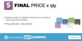 [1.9]Final Price For WooCommerce产品详情页显示最终价格和总计价格