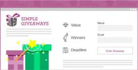[2.42.1]Simple Giveaways Premium赠品竞赛和抽奖活动WordPress插件