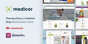 Medicor医疗诊所和药店药房WooCommerce主题