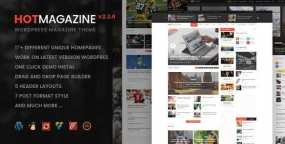 [2.4]HotMagazine杂志社新闻机构门户网站WordPress主题
