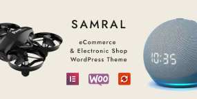 [1.2.1]Samral电子产品数码3C跨境电商购物平台WooCommerce主题