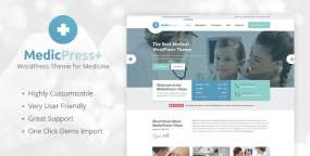 MedicPress私人诊所和私人医生WordPress主题