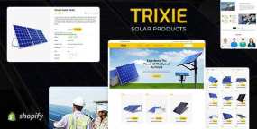 [2.2.21]Trixe太阳能电池板|可再生能源环保产品网店跨境电商Shopify主题
