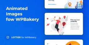 [1.1.2]Lottier图片动画页面编辑元素WPBakery附件组件