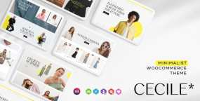 [1.0.2]Cecile简约风格时装服装女装跨境电商网店WooCommerce主题