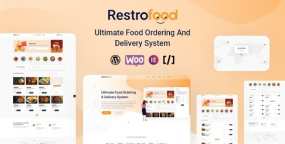 [1.0]RestroFood在线订餐送餐系统WooCommerce插件带WP主题