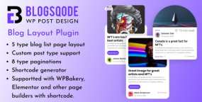 Blogsqode 2.0 博客布局美化设计WordPress插件