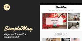 [5.5]SimpleMag热销款杂志和报纸报社网站WordPress主题(销量14,682套)