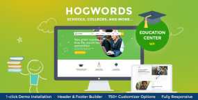 Hogwords(v1.2.6)大学院校和教育中心网站WordPress主题