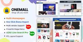 [1.9.1.2]OneMall多商户UI美化跨境电商平台WooCommerce主题