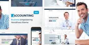 Accounting商业咨询和金融机构网站WordPress主题 3.8.1