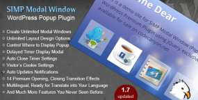 [1.7]Simp Modal Window模态弹窗设计WordPress插件