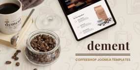 [1.0]Dement咖啡店和咖啡屋网站Joomla 4主题