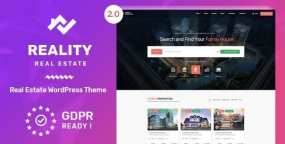 Reality房地产中介公司门户网站WordPress主题