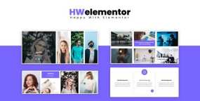 HWelementor Templates网站快速构建Elementor页面模板集