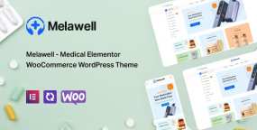 Melawell多商家药品医疗用品器械购物网站WooCommerce主题