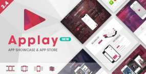 Applay汉化版V3.7.1 手机软件游戏APP展示和APP商店WordPress主题