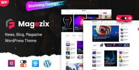 Magezix多布局新闻杂志门户网WordPress主题