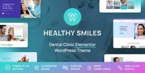 Healthy Smiles汉化版(v1.2.0)牙医和牙科诊所WordPress主题