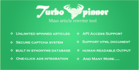 文章自动重写SEO伪原创PHP源码Turbo Spinner 1.8