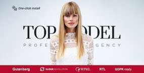 时装模特经纪公司WordPress主题Top Model 1.1.6