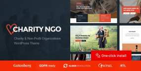 Charity NGO爱心募捐和非营利组织WordPress主题 1.1.5