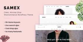 Samex(v2.7)极简约女装服装跨境电商WooCommerce主题