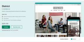 District服装配饰跨境电商独立站Shopify主题4.1.1