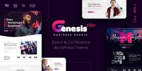GenesisExpo峰会博览会商业活动网站WordPress主题