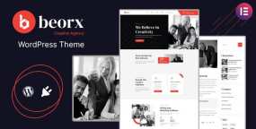 Beorx创意设计和营销机构网站WordPress主题