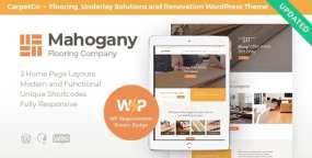 WordPress主题Mahogany 1.1.5 木地板装修材料企业网站